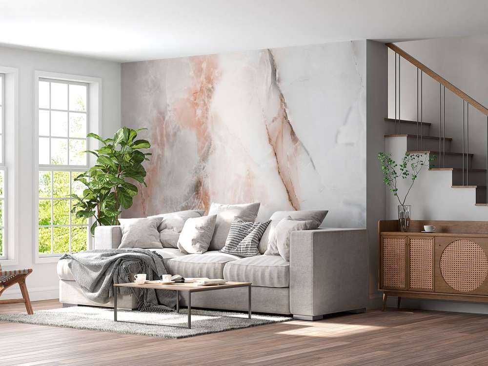 Marmor mit rosa Farbton