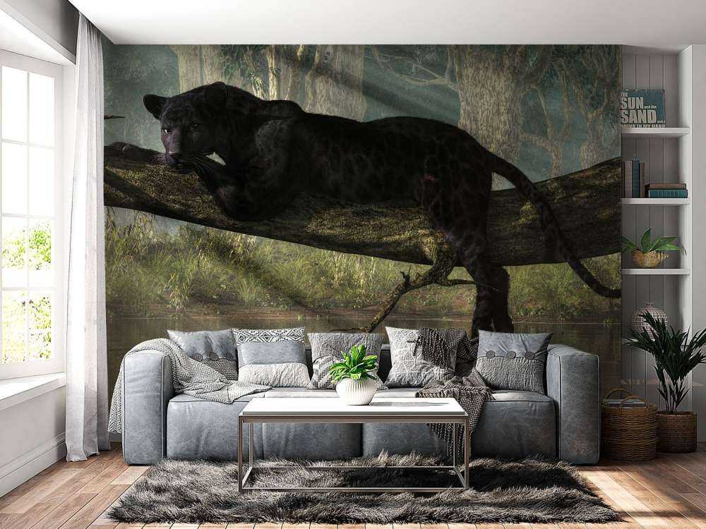 Panther im Dschungel