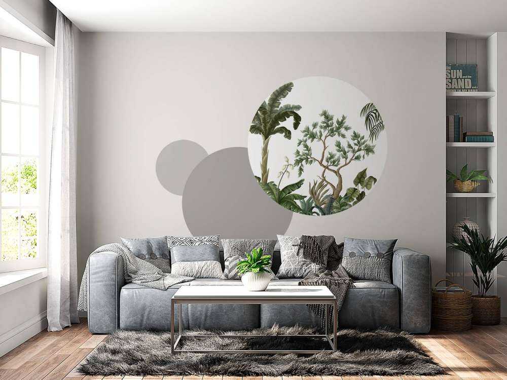 Dschungellandschaft mit Palmen