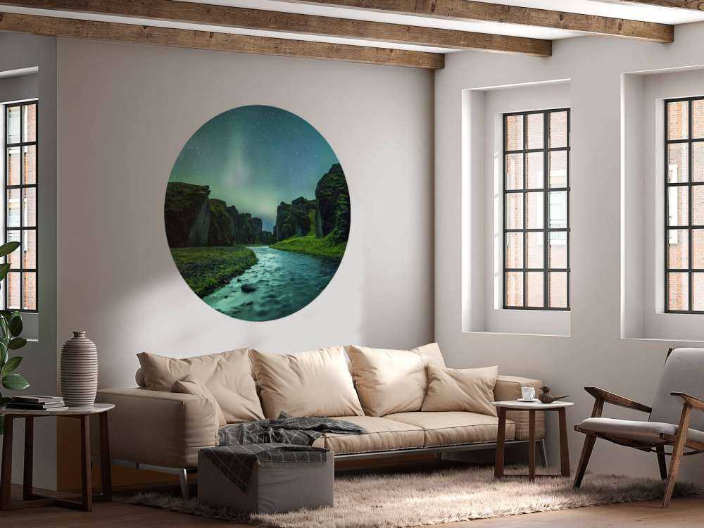 Nordlicht über den Bergen