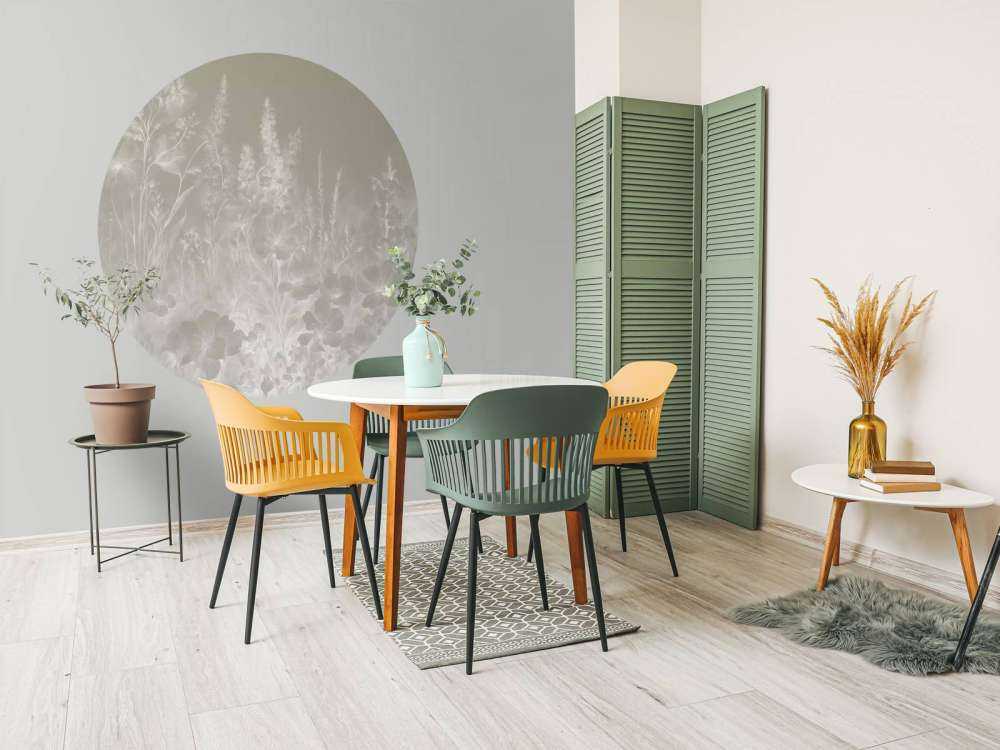 Zarter englischer Garten - Olive