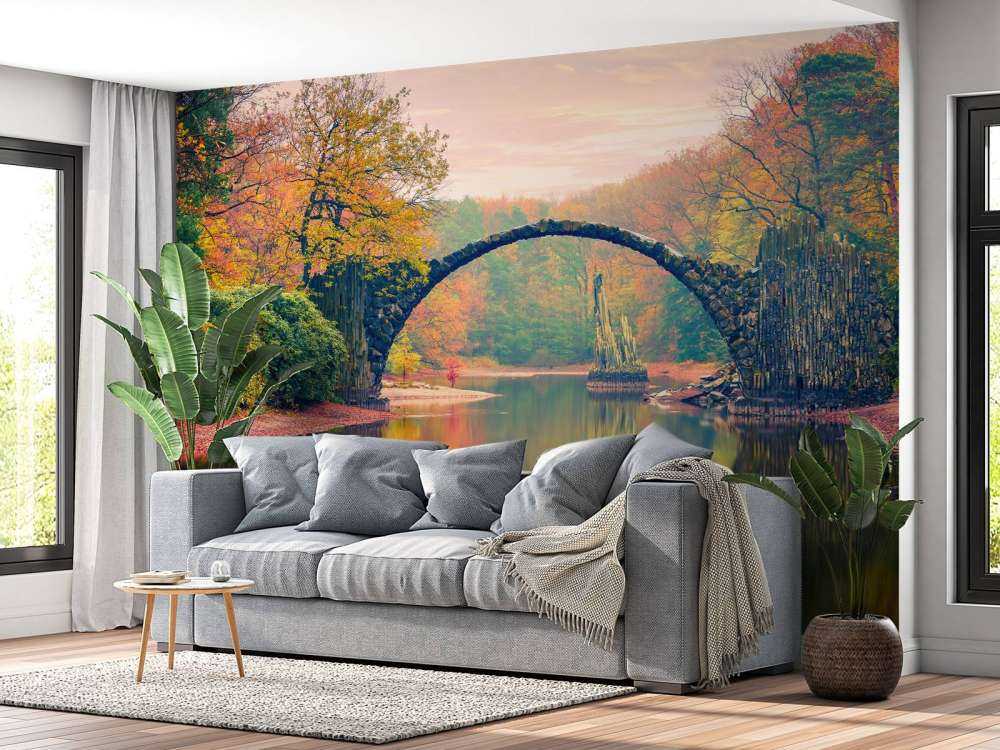 Brücke über den See