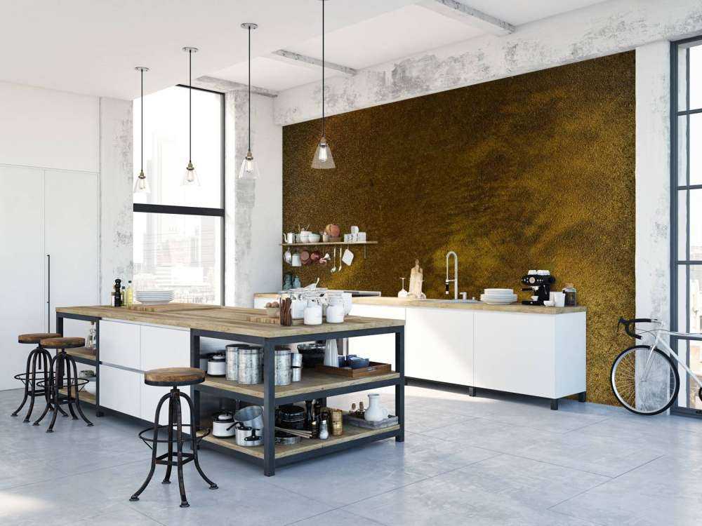 Struktur mit Gold