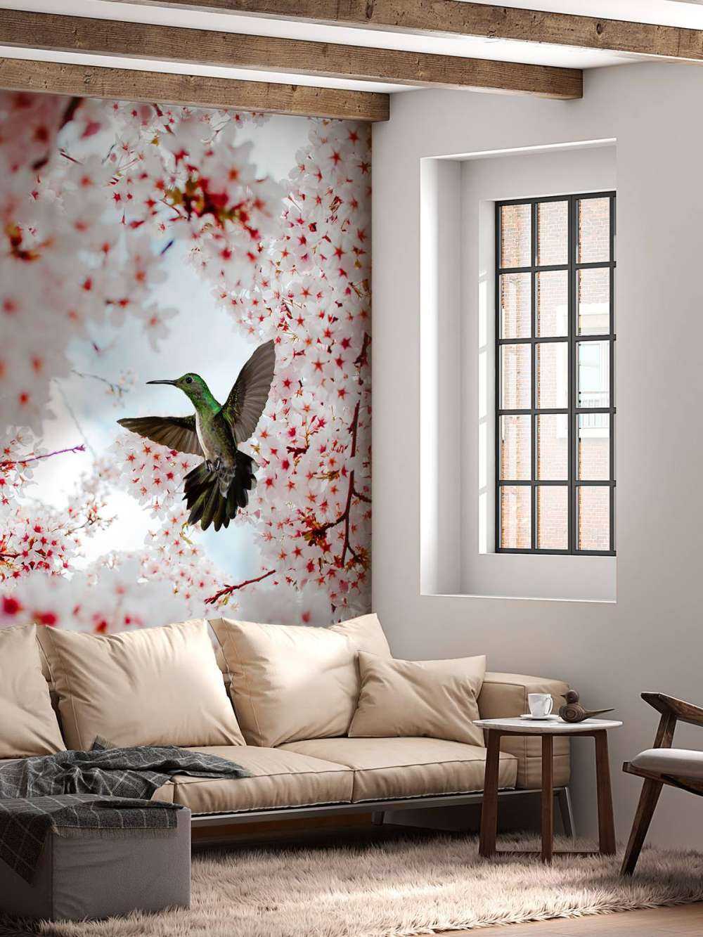 Kolibri zwischen den Blüten