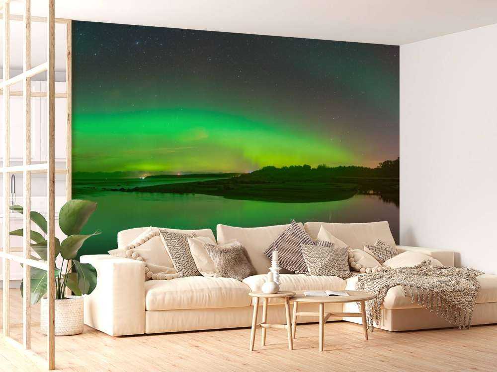 Ein helles Nordlicht