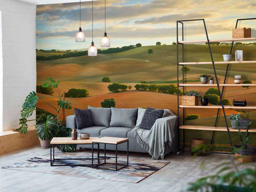 Landschaft mit Bergen