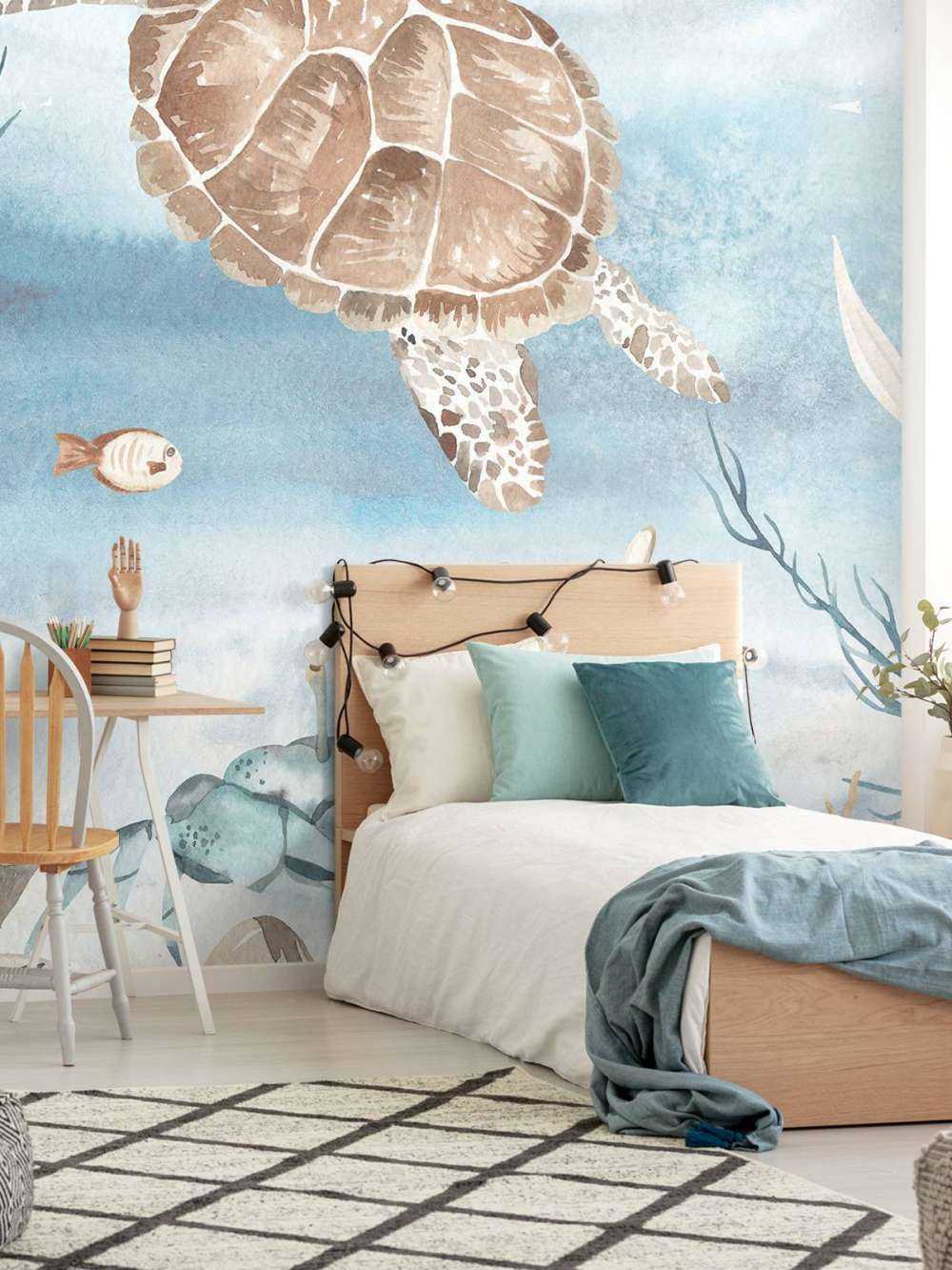 Aquarell Meeresschildkröte