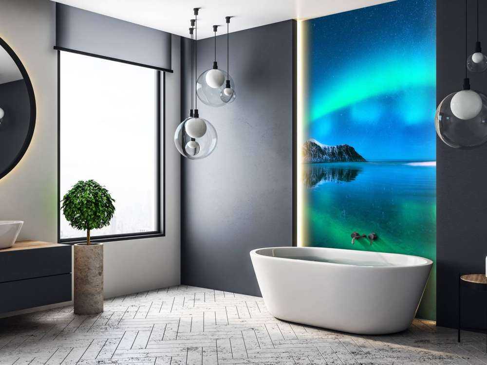 Reflektierte Nordlichter