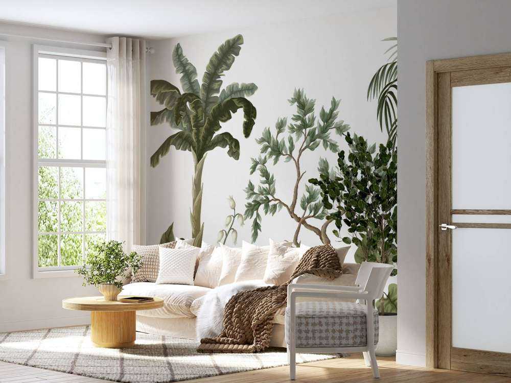 Dschungellandschaft mit Palmen