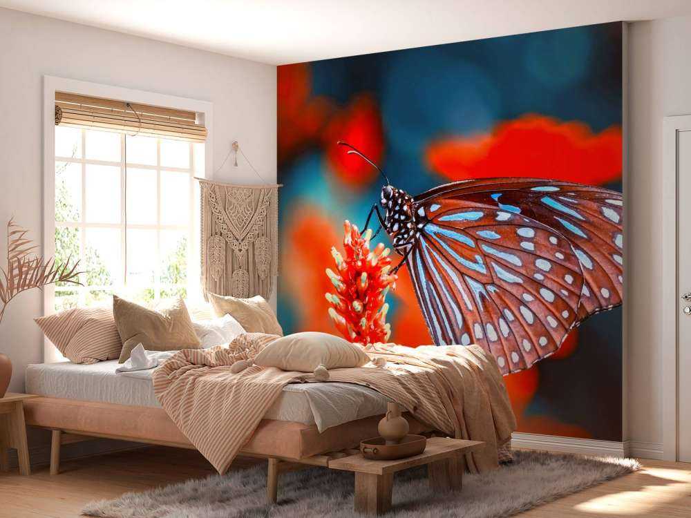 Roter Schmetterling