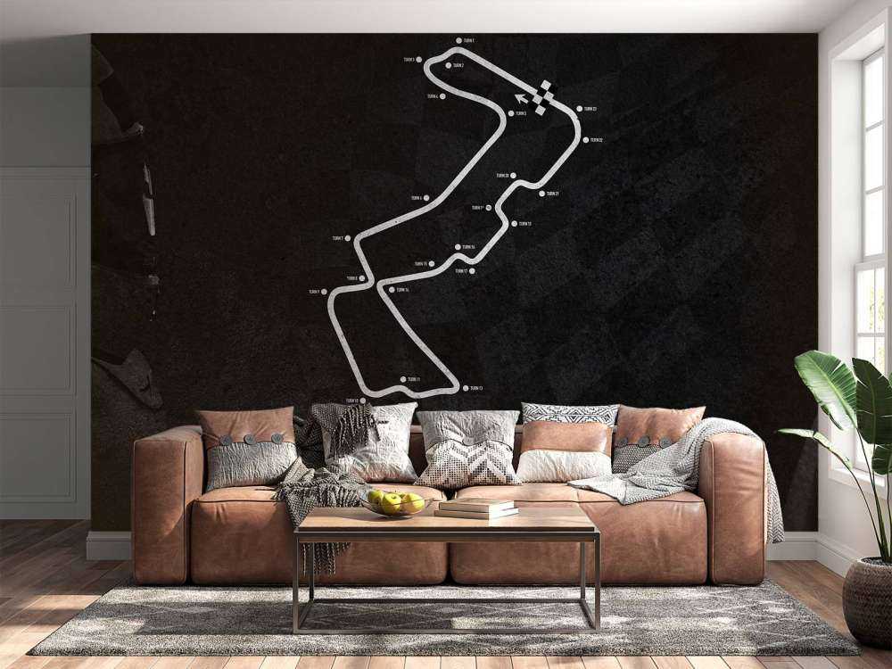 Formel 1 Strecke - Marina Bay Street Circuit - Singapur