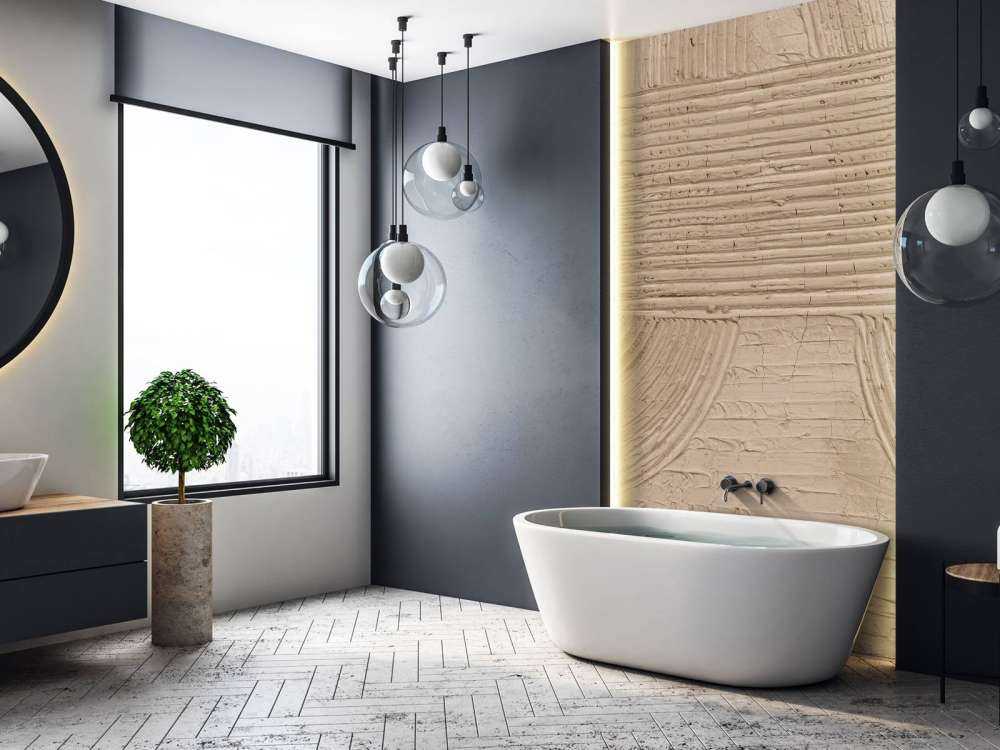 Linien und Strukturen in Taupe