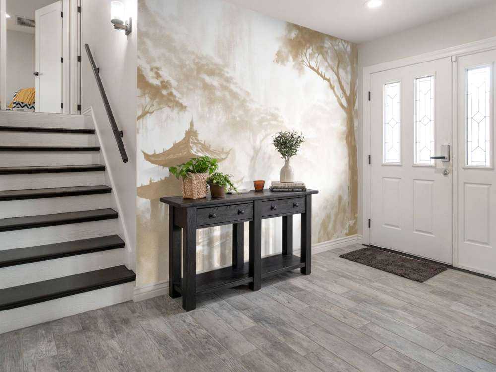 Nebeliges Orientalisches Pavillon, taupe