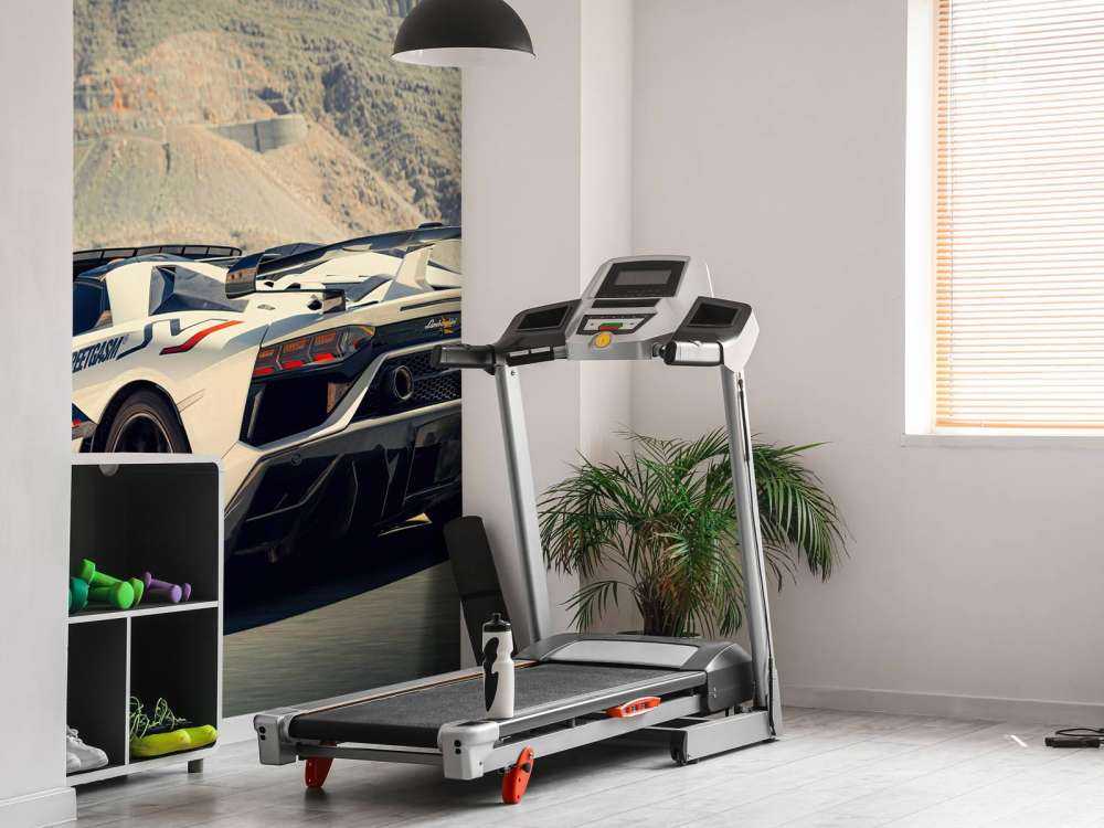 Supercar auf Bergpass