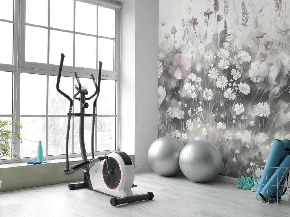 Üppiges Grün des Sommerkohle