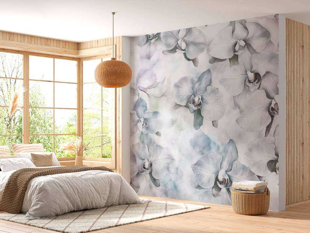 Aquarell-Orchideen Melodien