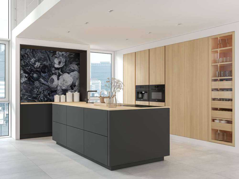 Großer Strauß Grau