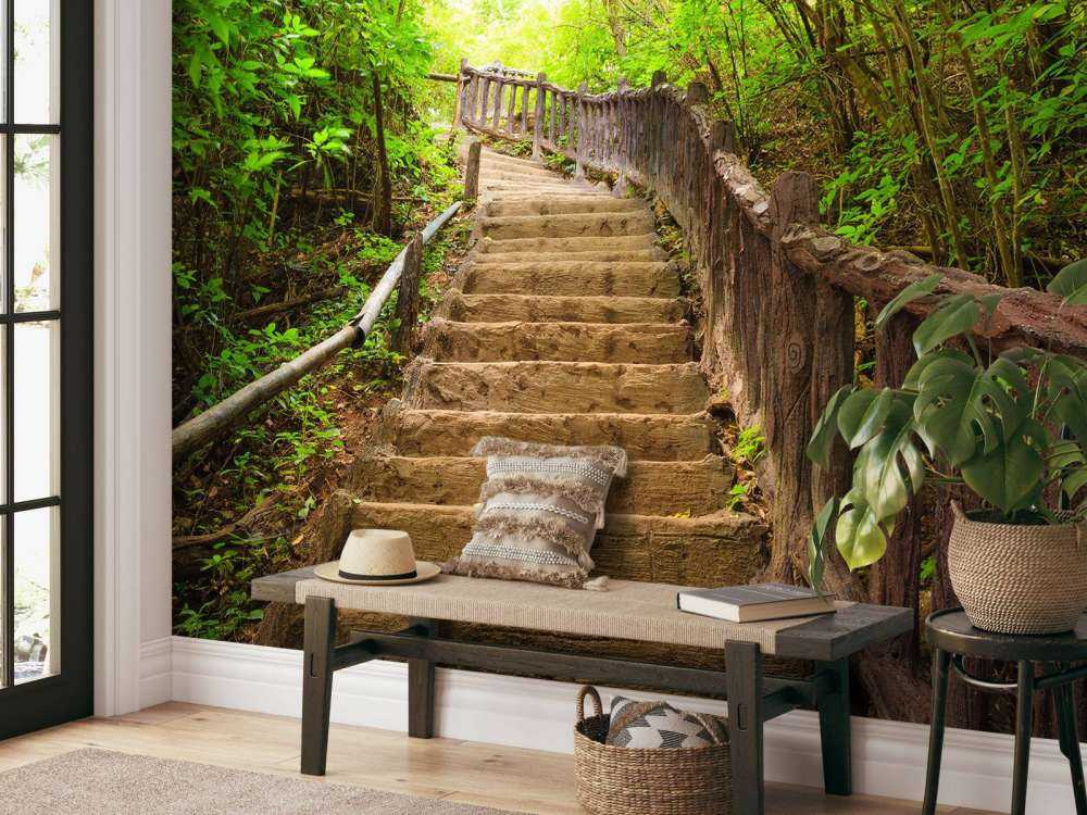 Treppen im Wald