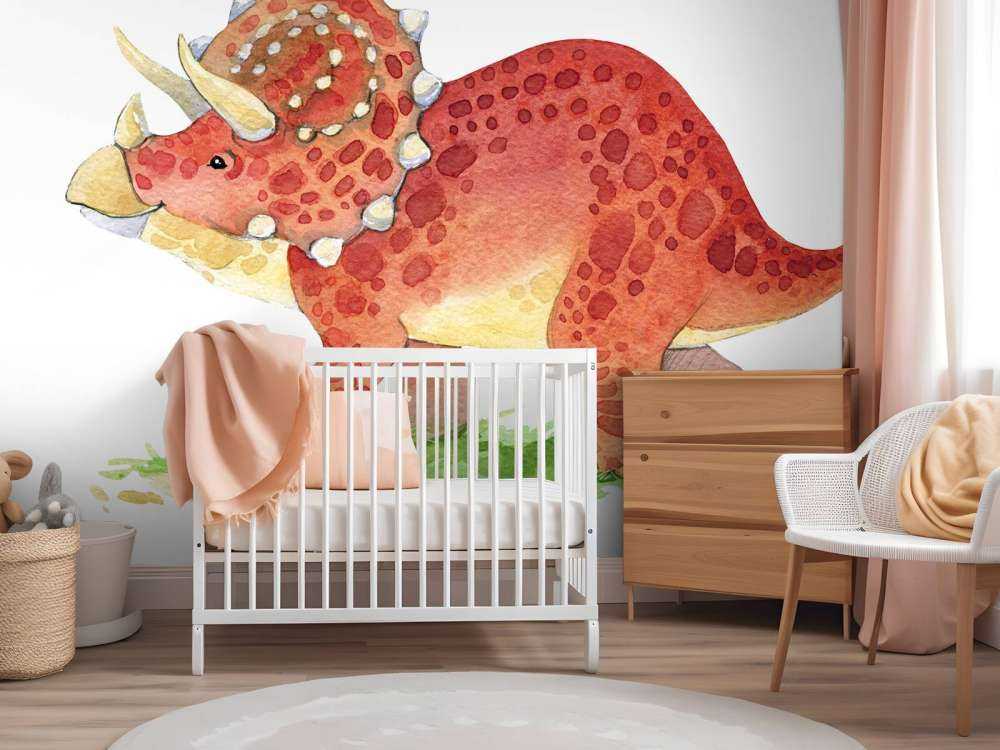 Süßer Triceratops Dinosaurier mit Triceratops