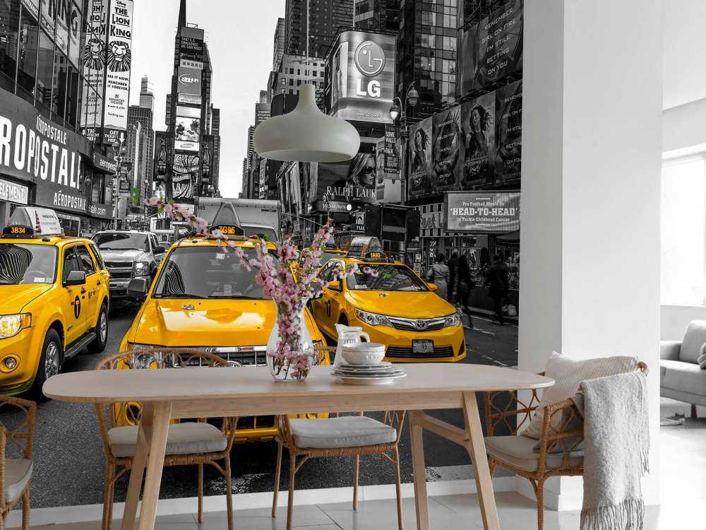 Taxi auf dem Broadway