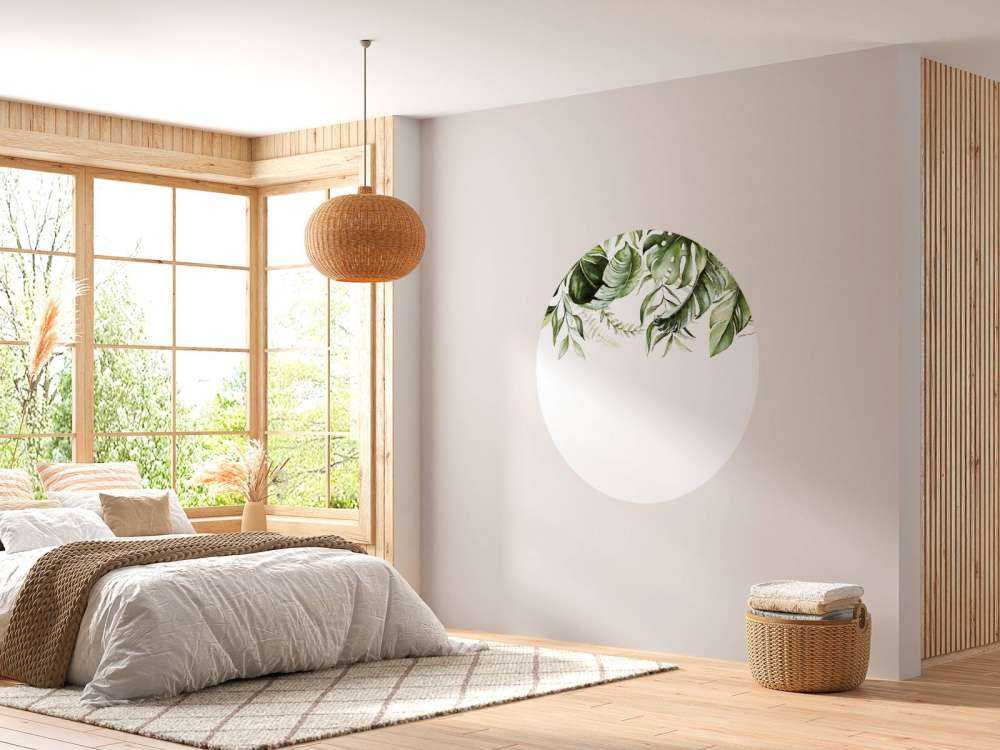 Tropische Aquarellblätter