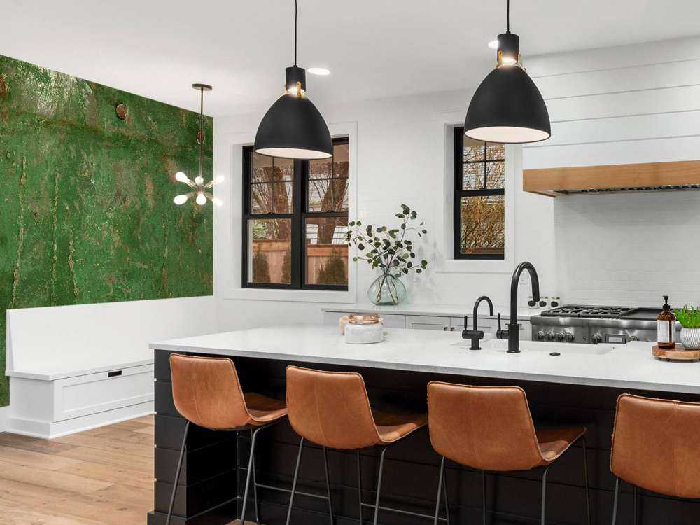 Grünes oxidiertes Metall