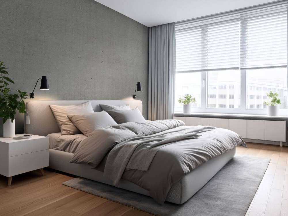 Grauer Beton - Wallexclusive