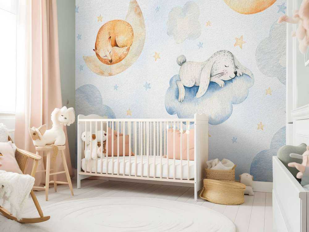 Schlafende Freunde in den Wolken