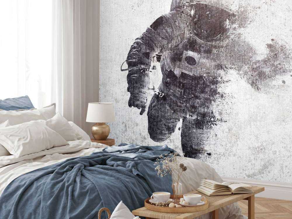 Schwebender Astronaut