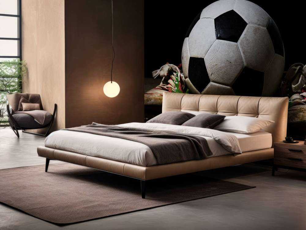 Fußball mit Turnschuhen