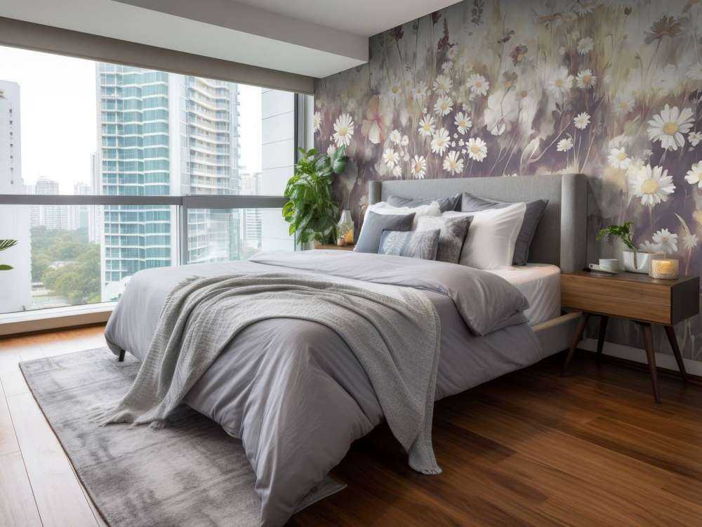 Üppiges Grün des Sommers Goldbraun