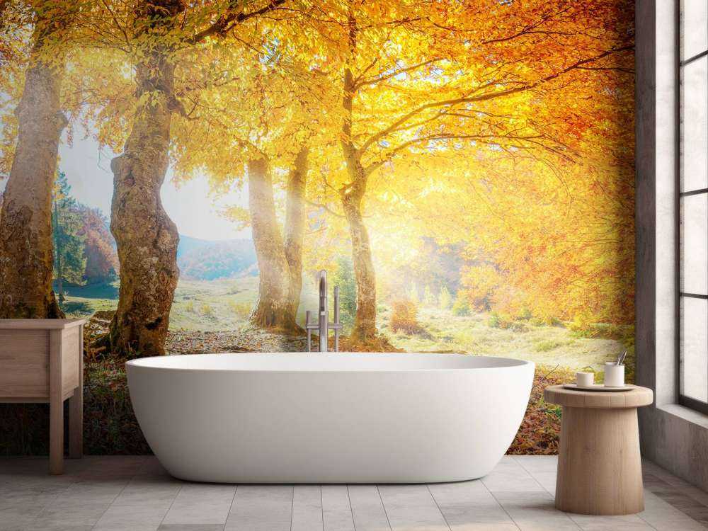 Warme Herbstlandschaft