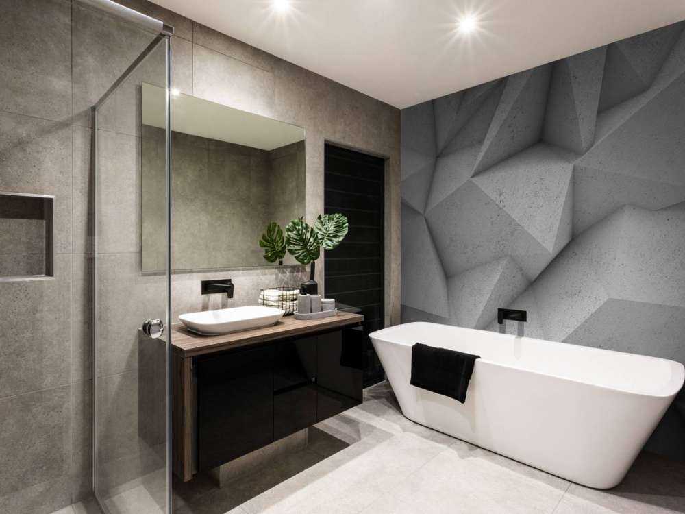 Eckiger 3D-Beton