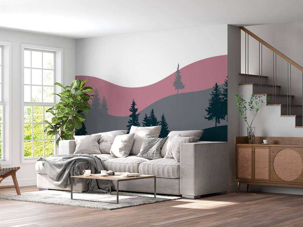 Landschaft Rosa