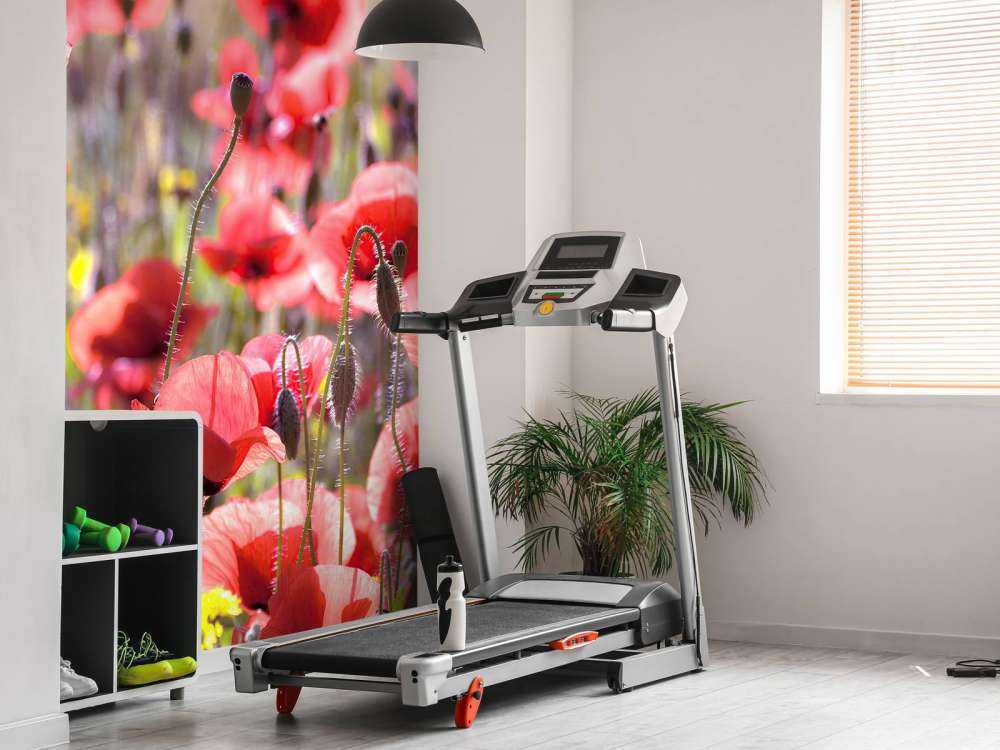 Mohn im Vintage-Look