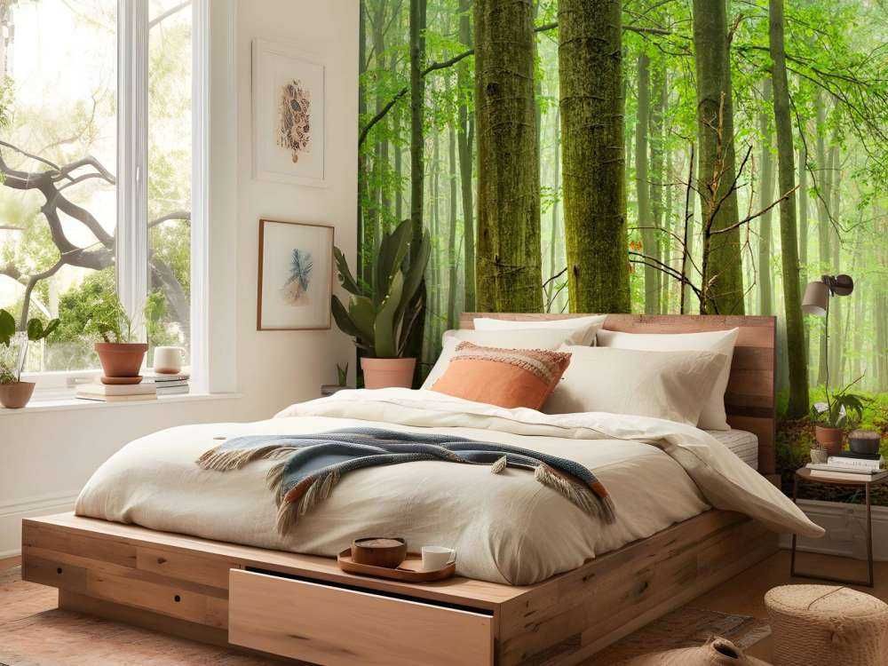 Wald mit Buchen