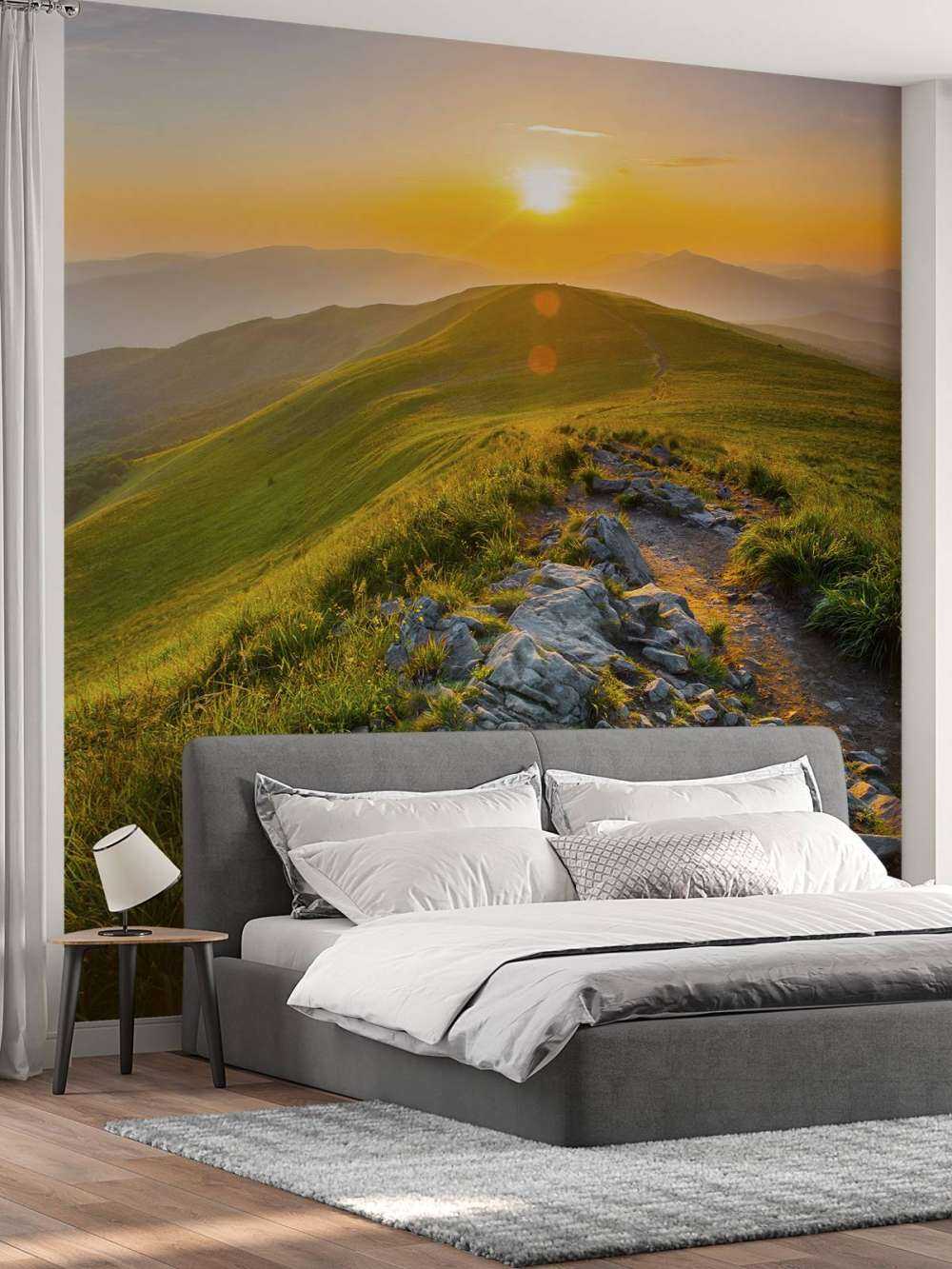 Sonnenuntergang in einer Berglandschaft