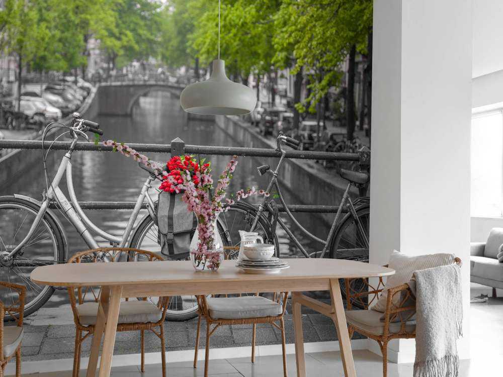 Fahrrad mit Blumen