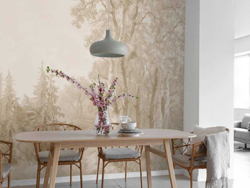 Waldlandschaft Beige #2