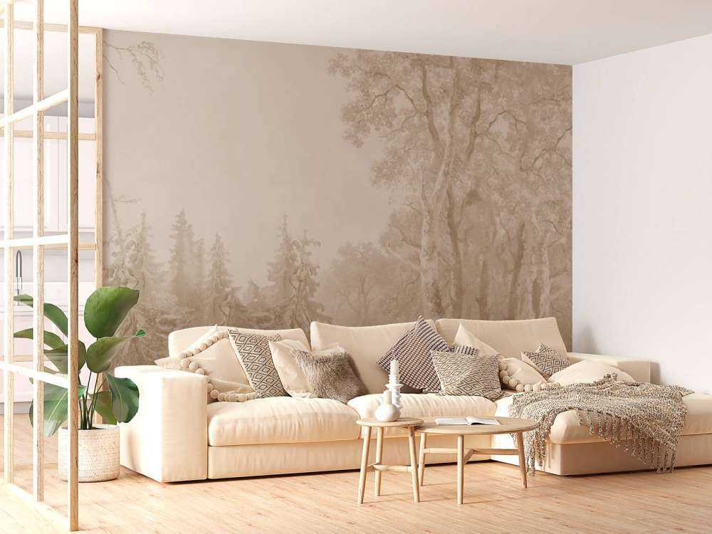 Waldlandschaft Beige #2