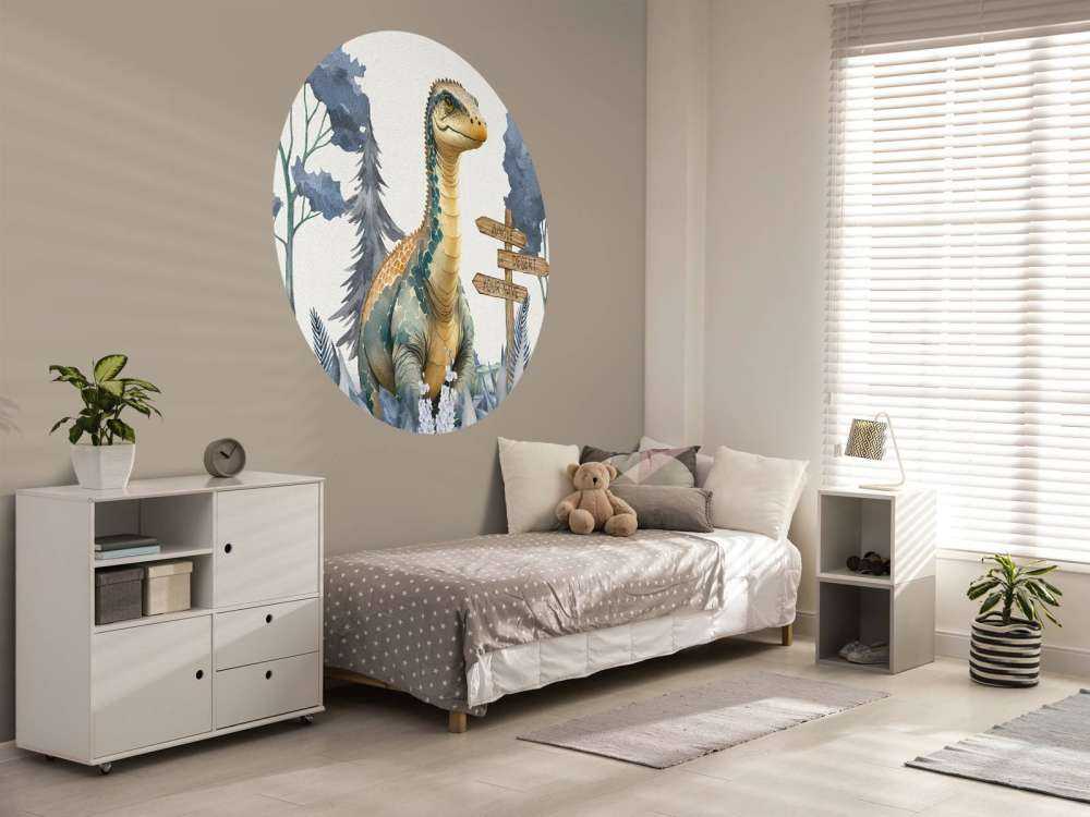 Baby-Brachiosaurus im blauen Dschungel