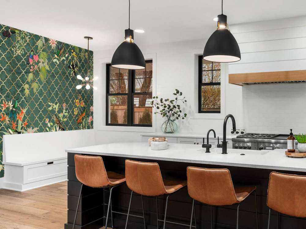 Dschungel Eleganz mit Gold