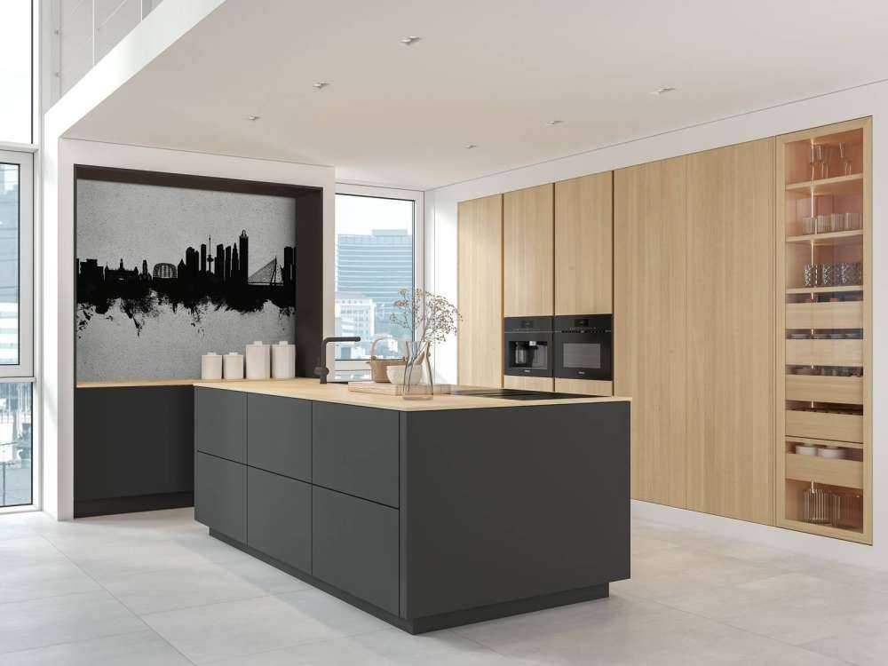 Aquarell-Skyline, Rotterdam