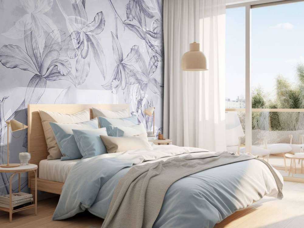 Orchideen Traumlandschaft Lila