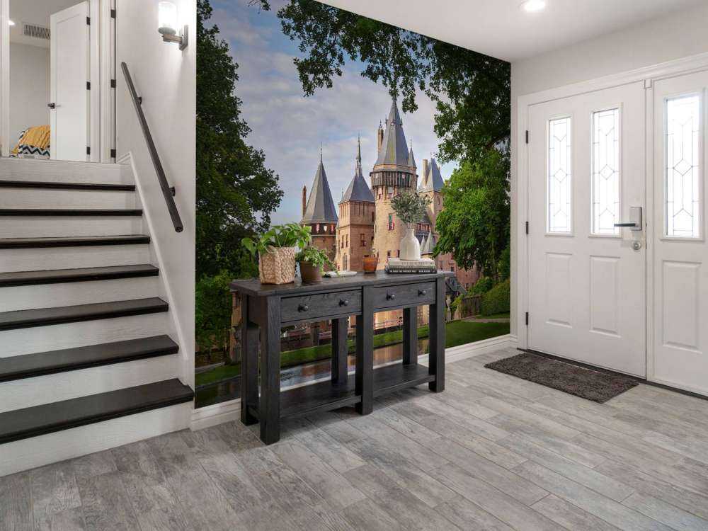 Schloss de Haar vom Garten aus