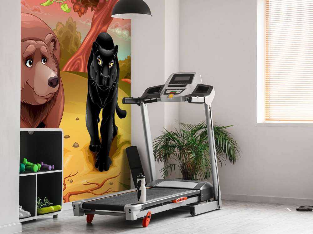 Freundliche Dschungeltiere