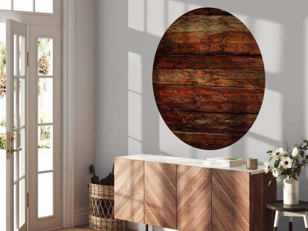 Wand aus Holz