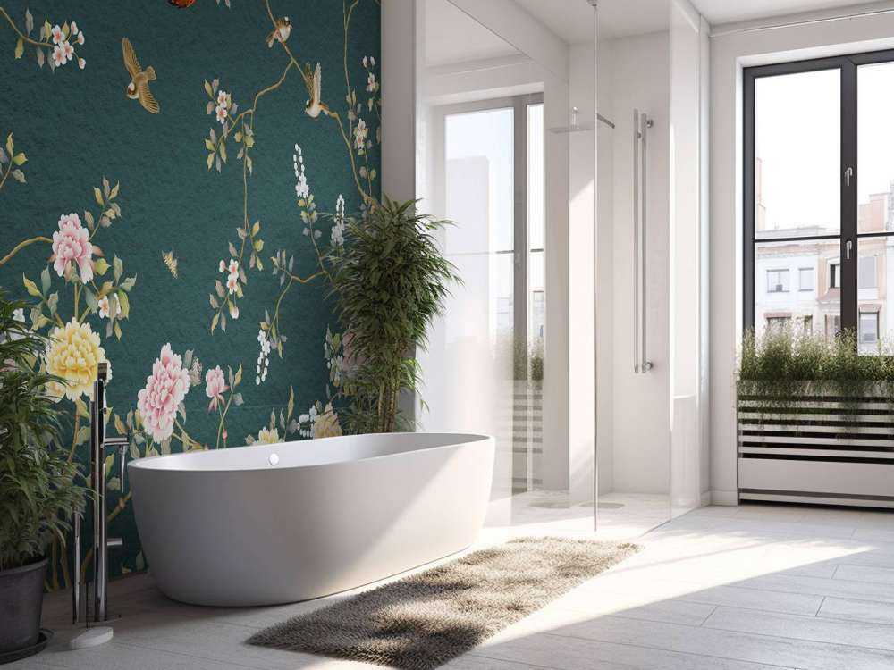 Große und kleine Blumen