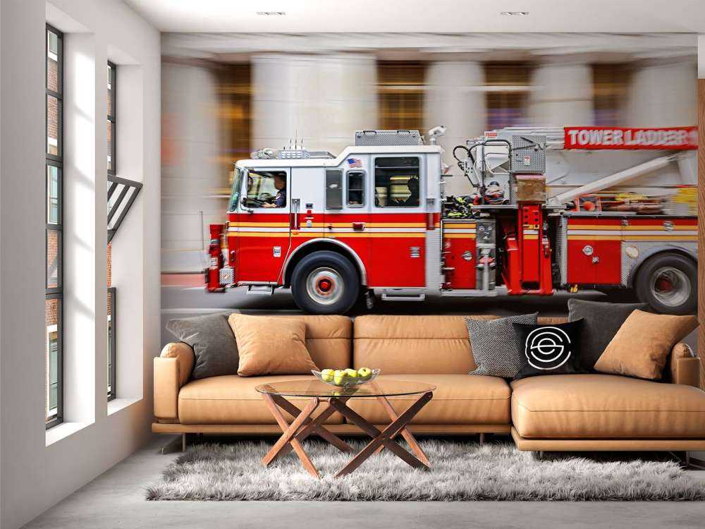 Amerikanisches Feuerwehrauto