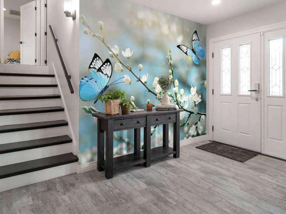 Blaue Schmetterlinge